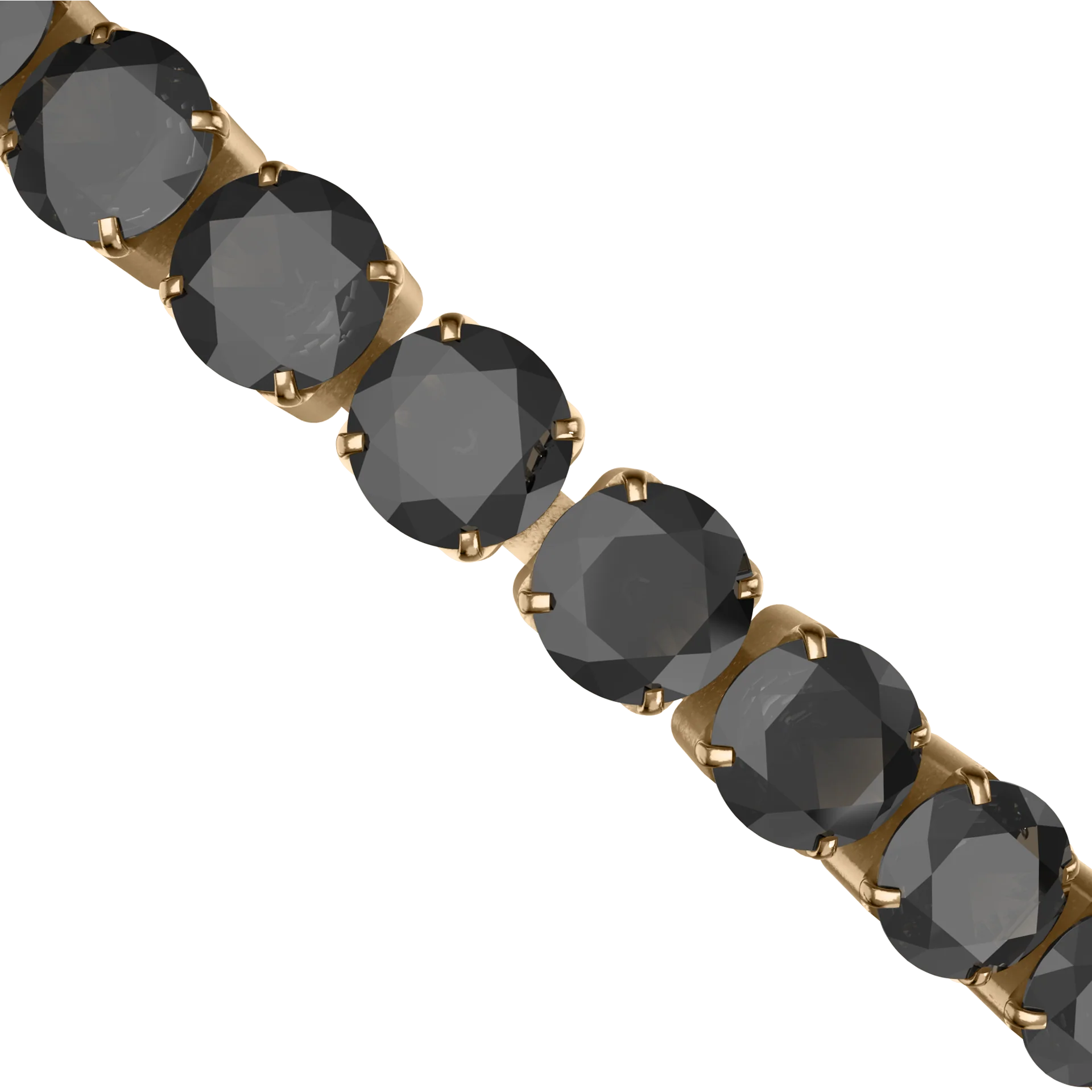 Ava Gold Black Bracelet - Image 2