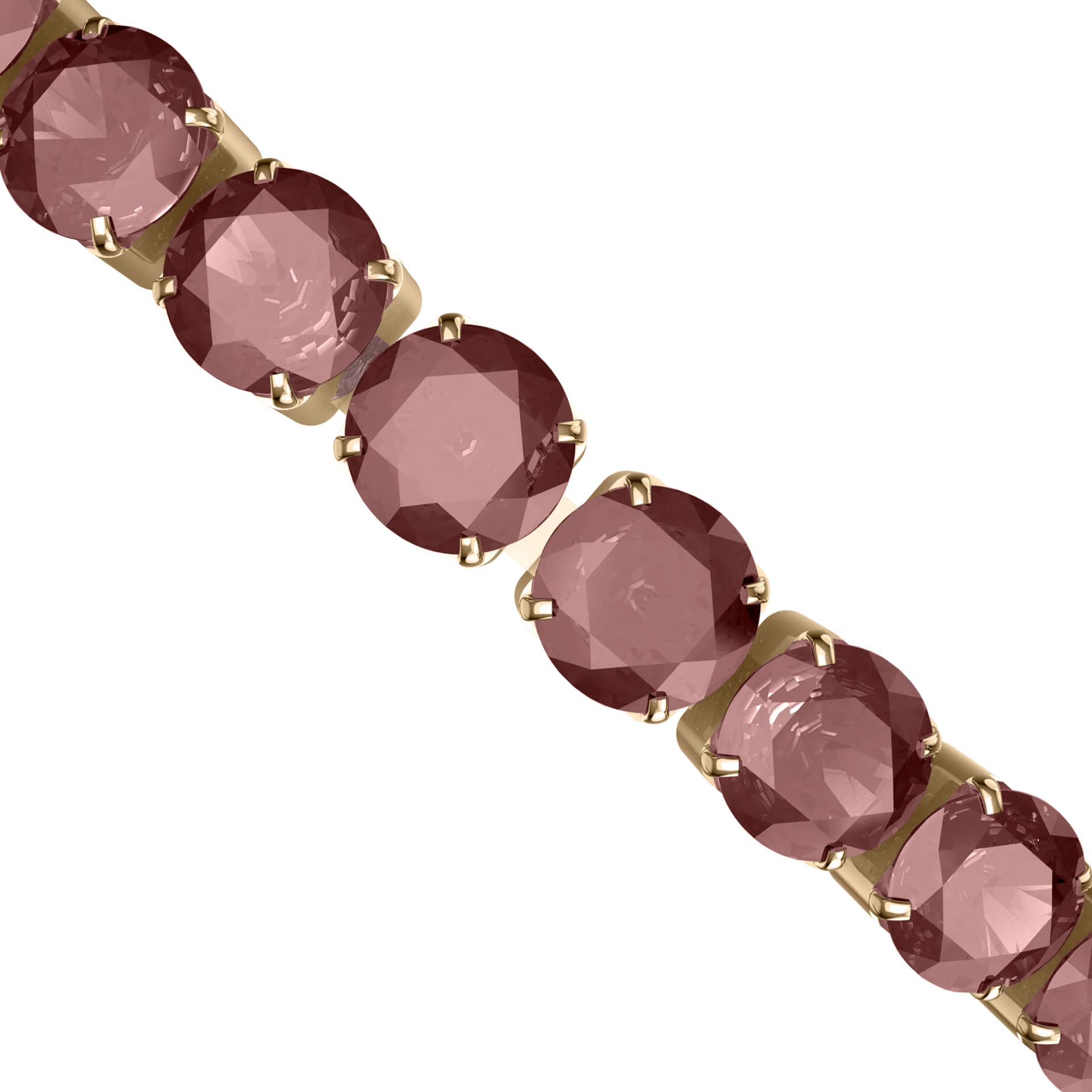Ava Gold Burgundy - Image 2