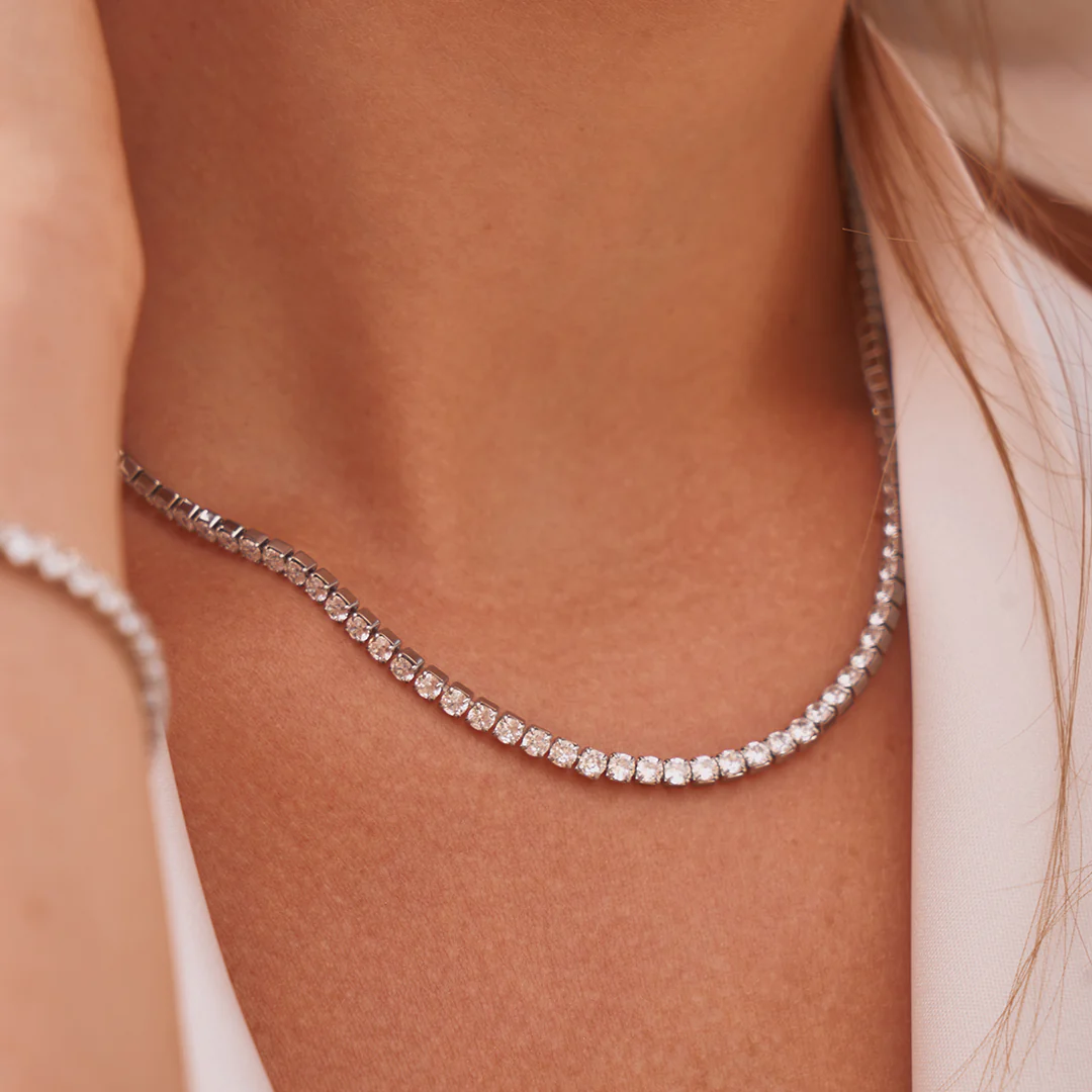 Ava Necklace Silver - Image 2