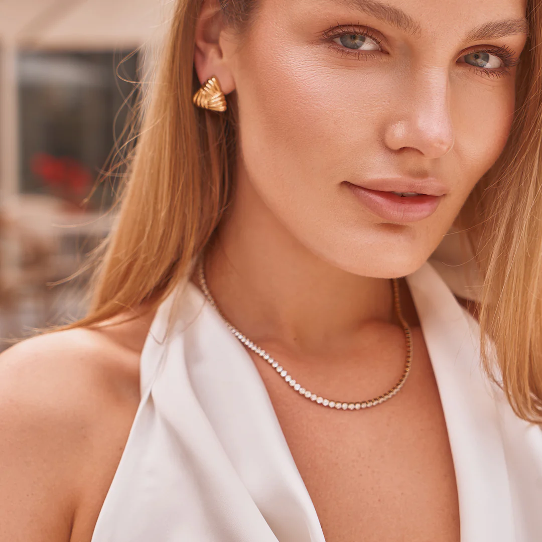 Ava Necklace Gold - Image 3