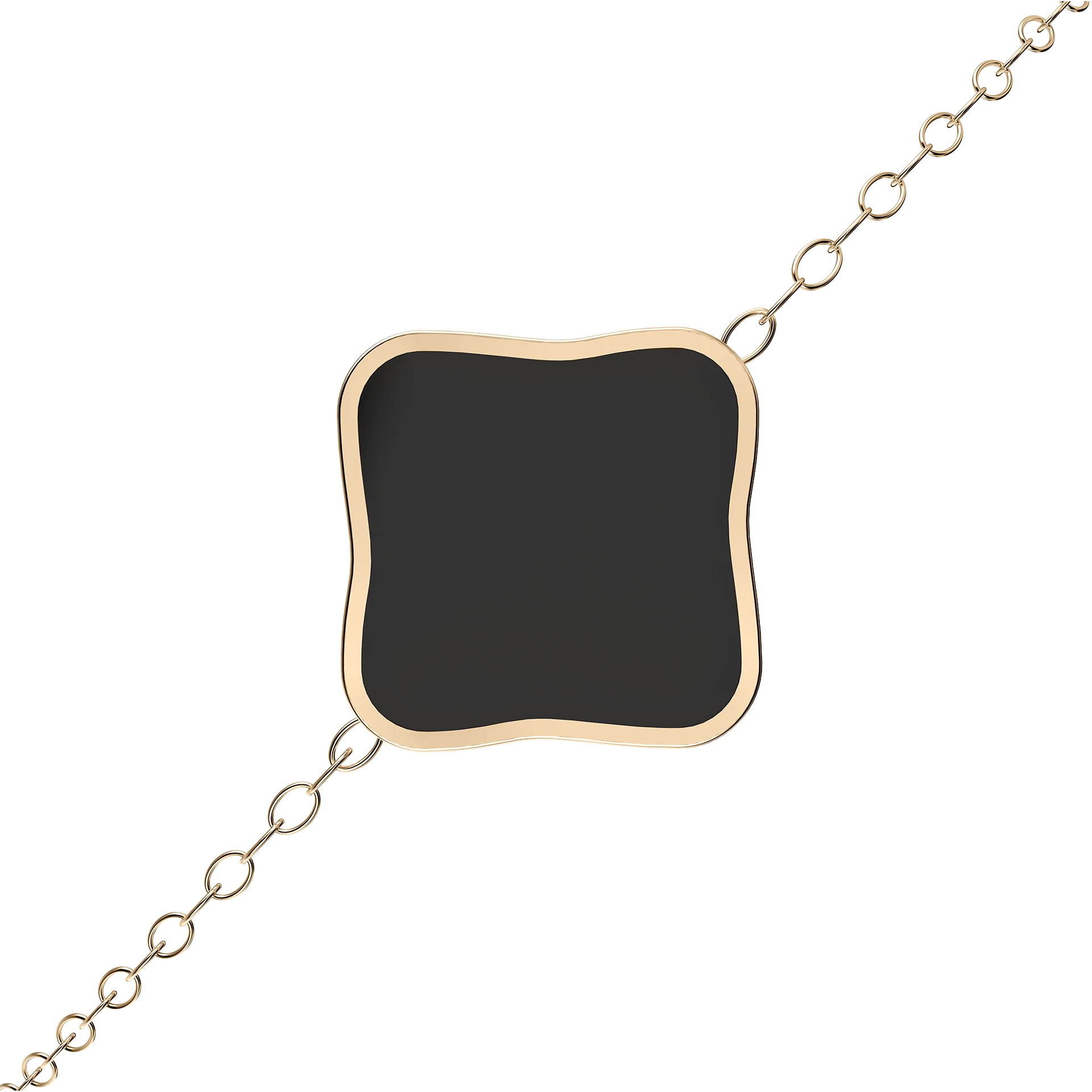 Flora Gold Black Bracelet - Image 2
