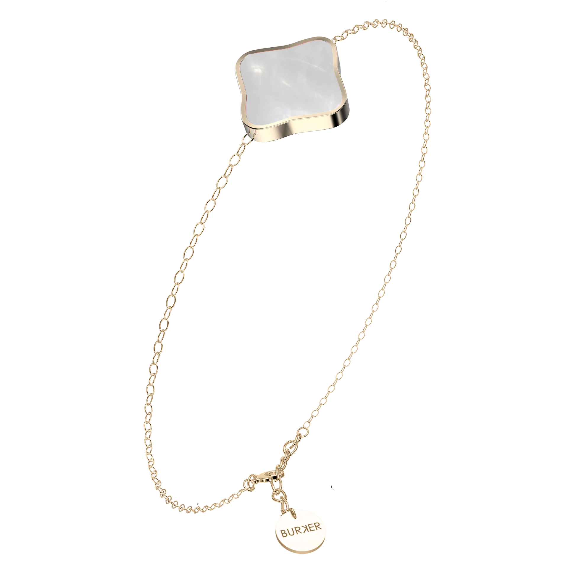 Flora Gold White Bracelet