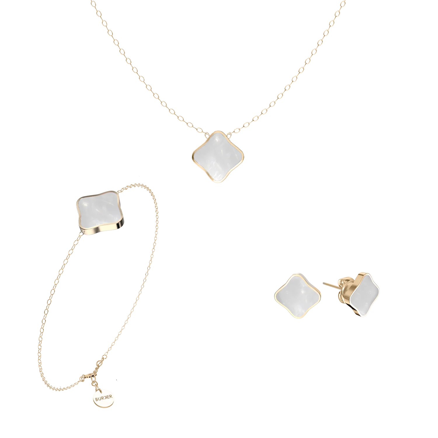 Flora Gold White Set