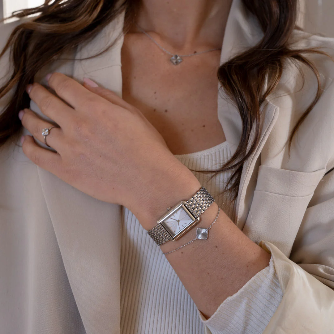 Flora Silver Bracelet - Image 4