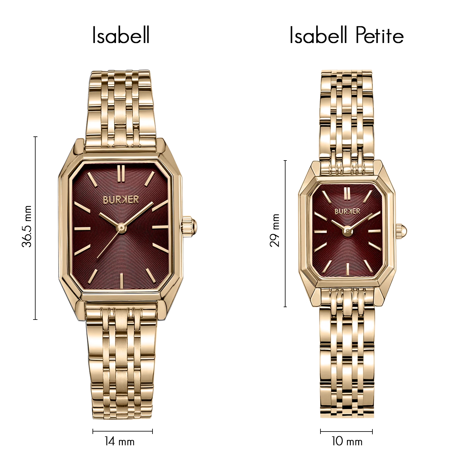 Isabell Gold Burgundy - Image 7