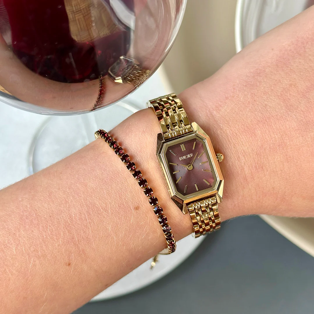 Isabell Petite Gold Burgundy - Image 6