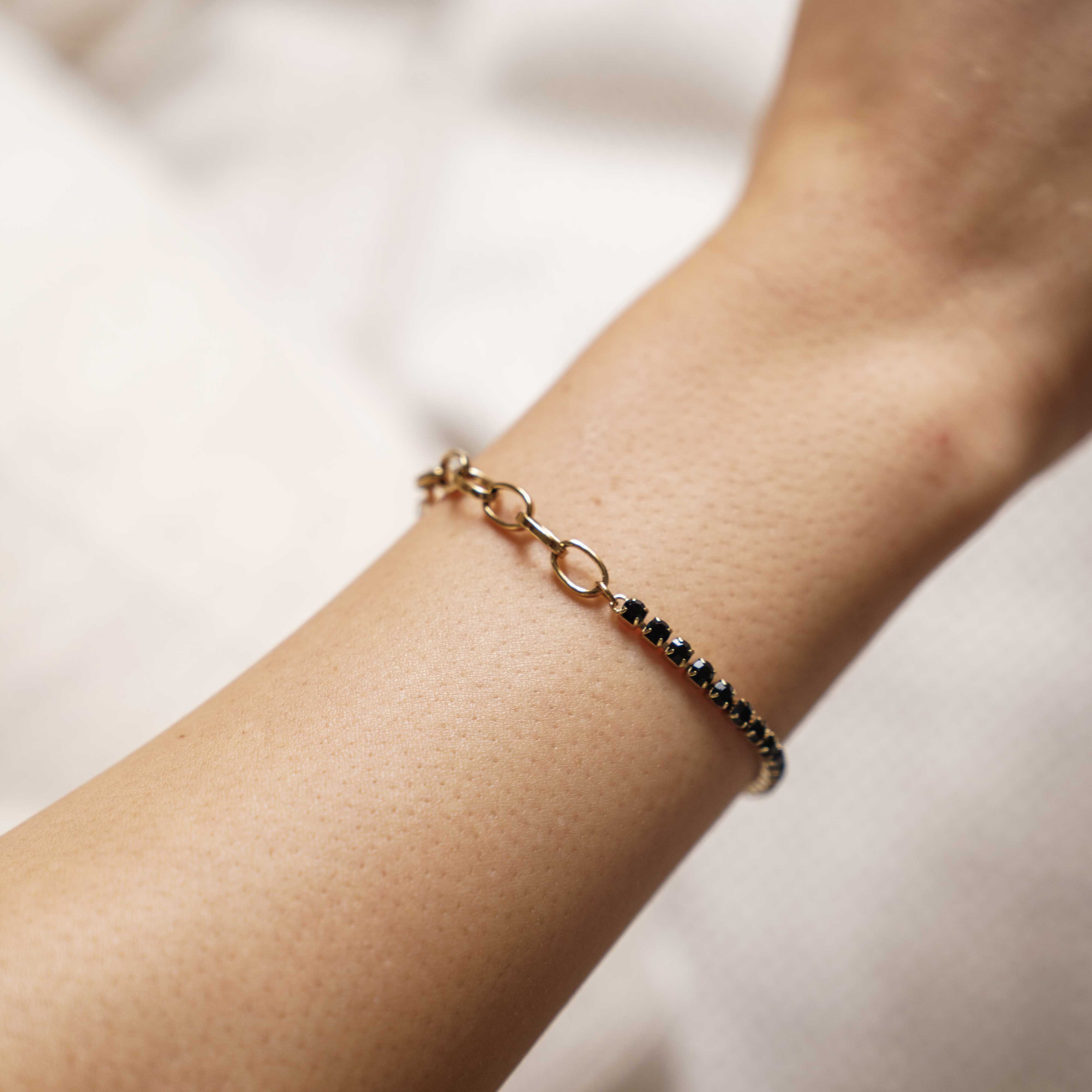 Jade Gold Black Bracelet - Image 4