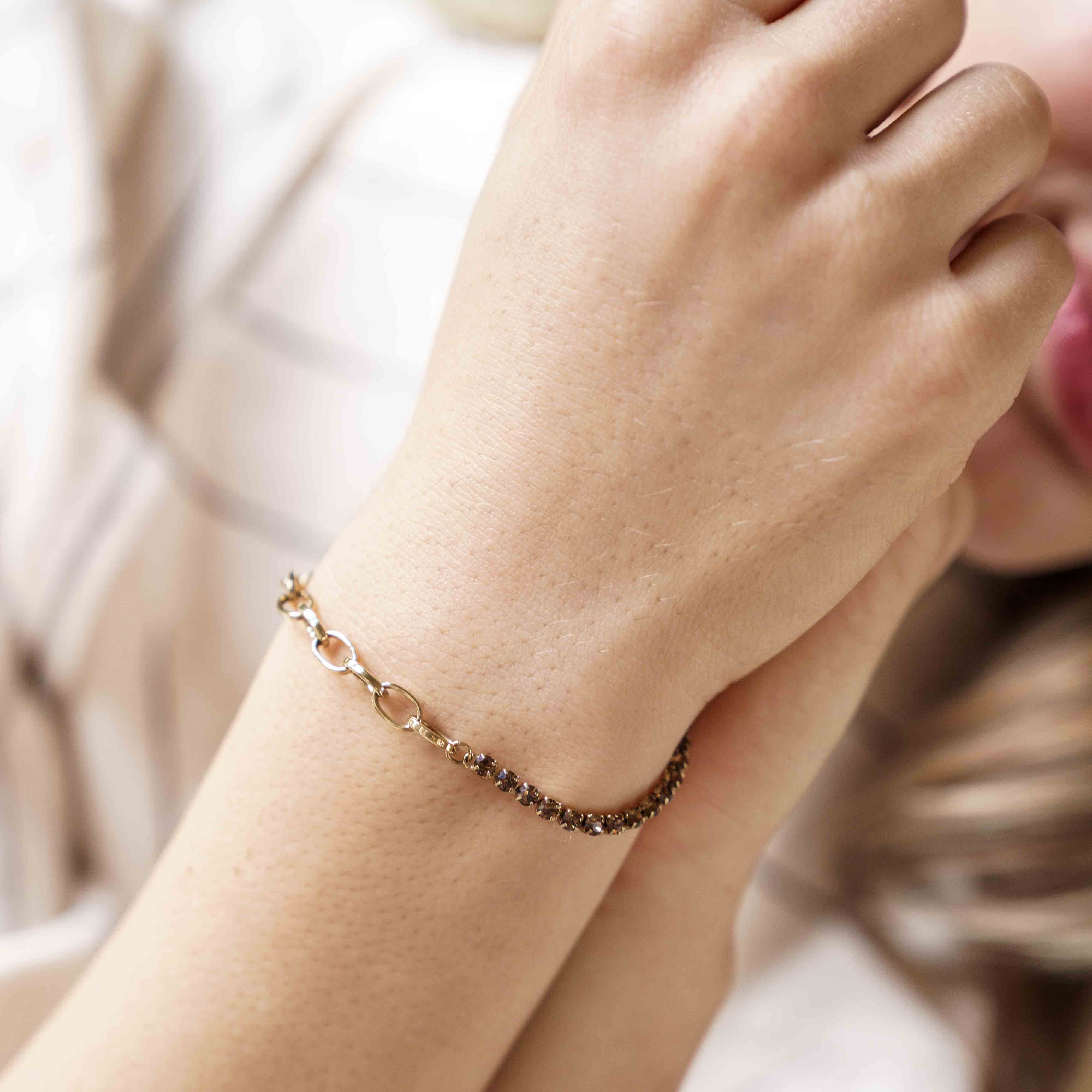 Jade Gold Brown Bracelet - Image 3