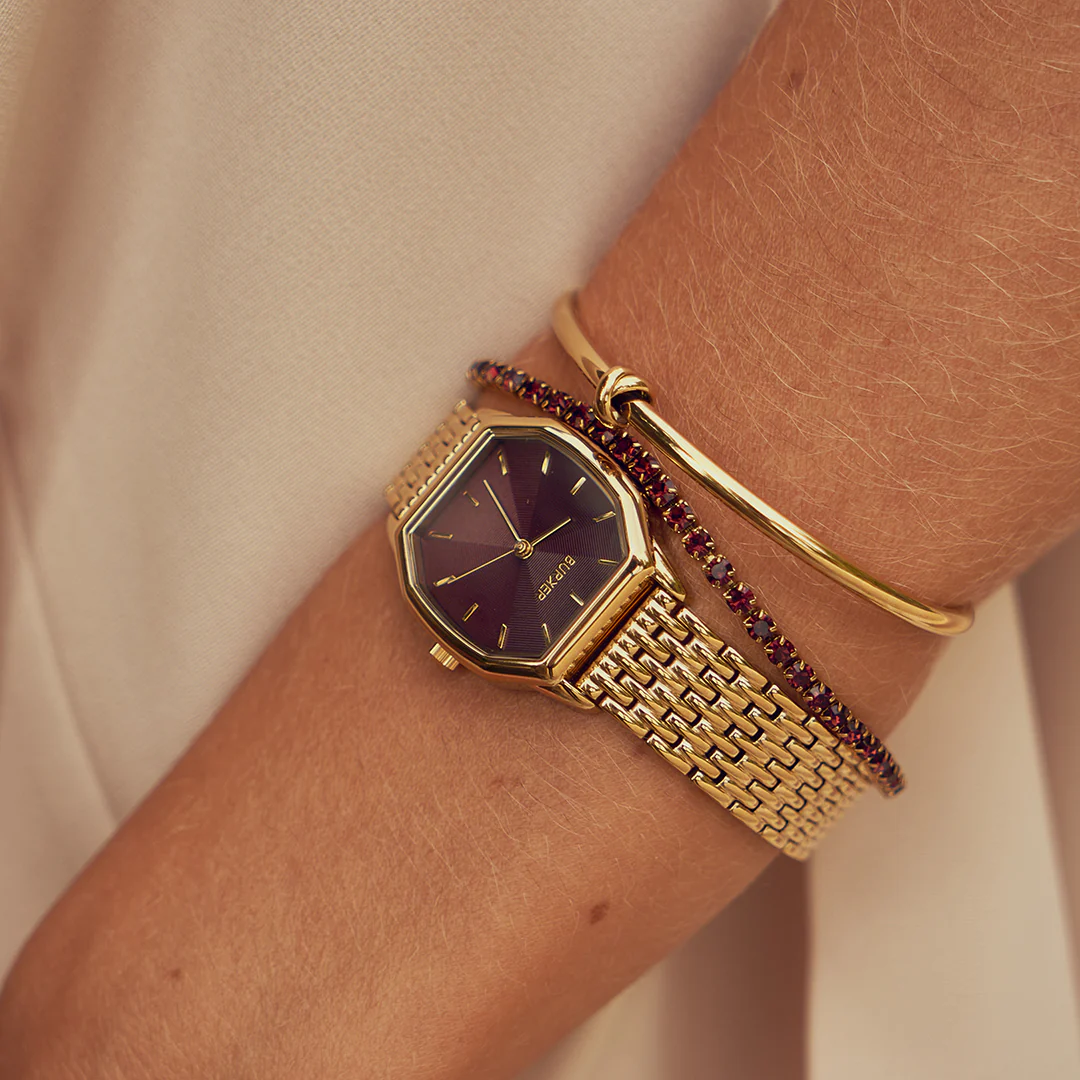 Julia Gold Burgundy - Image 5