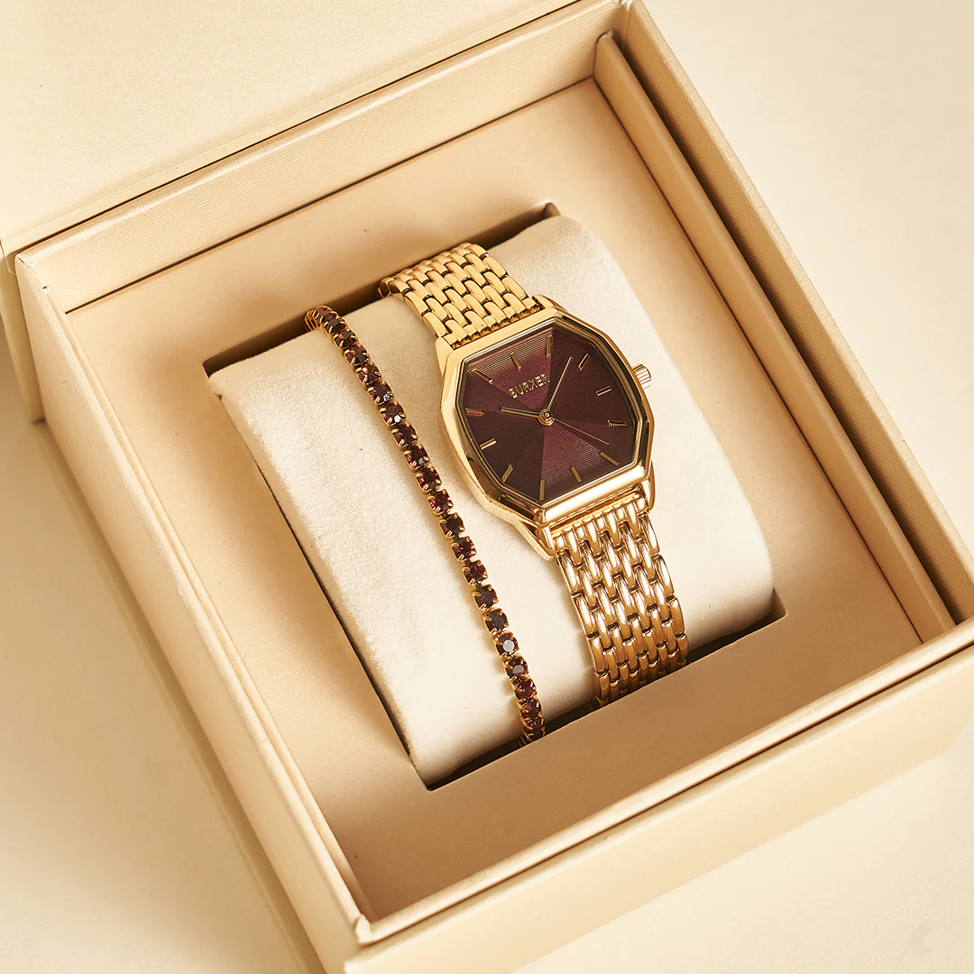 Julia Gold Burgundy - Image 6