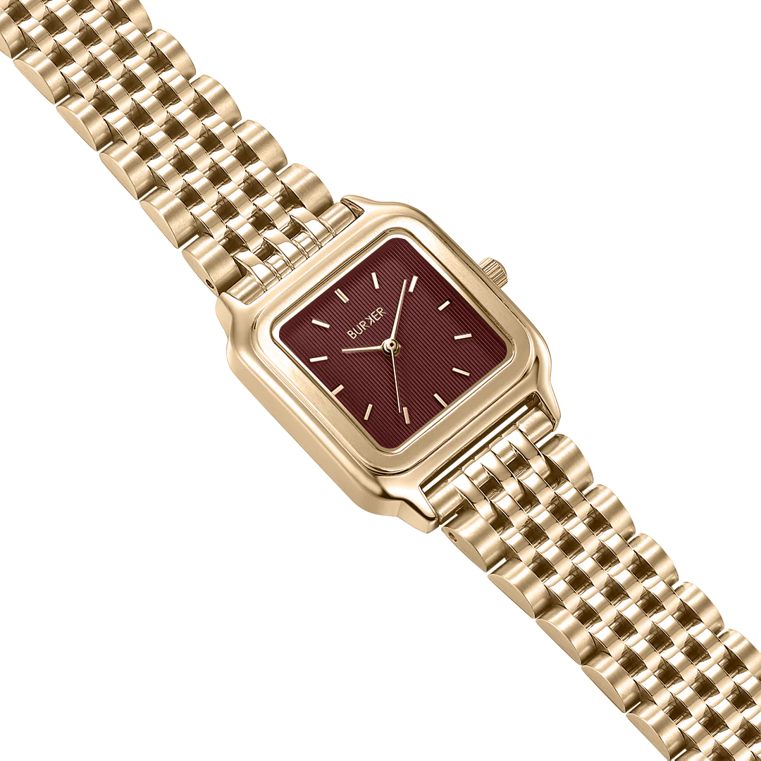 Macy Gold Burgundy - Image 2