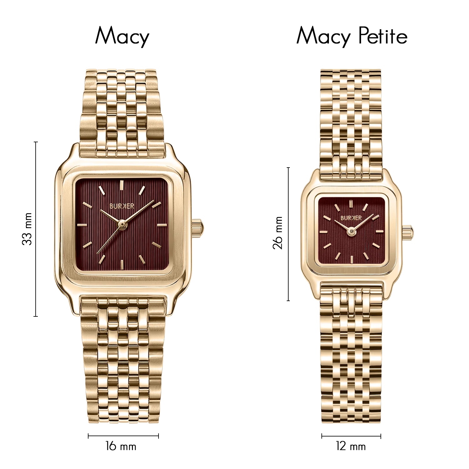 Macy Petite Gold Burgundy - Image 9