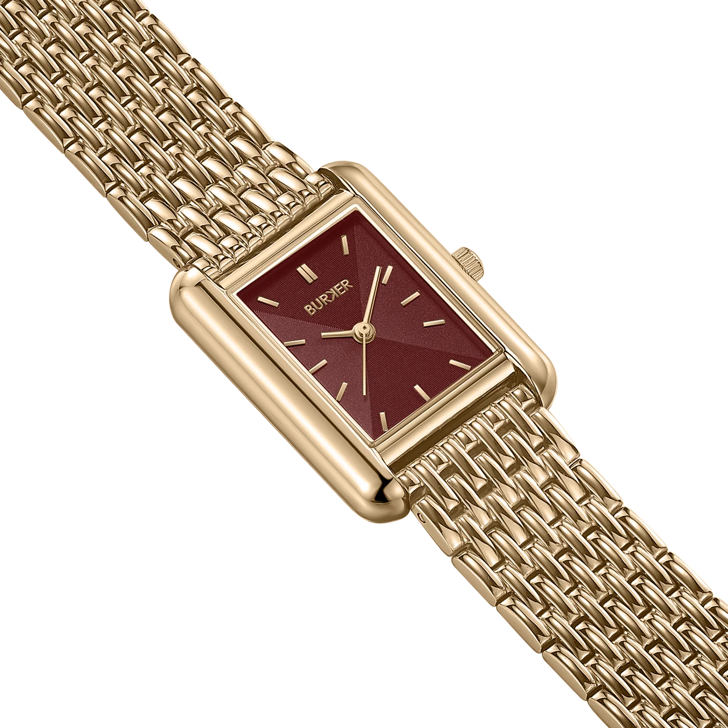 Olivia Gold Burgundy - Image 2
