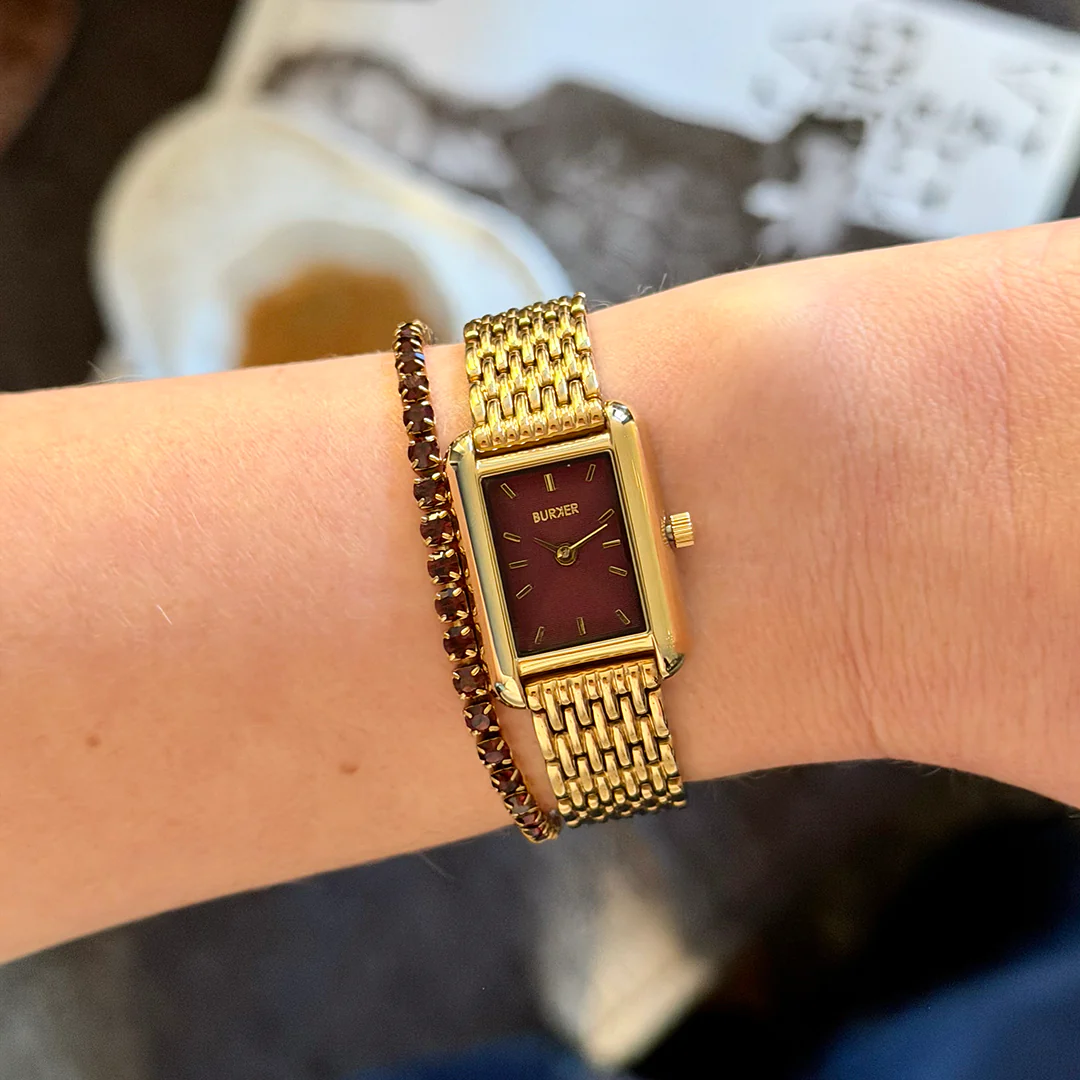 Olivia Petite Gold Burgundy - Image 6