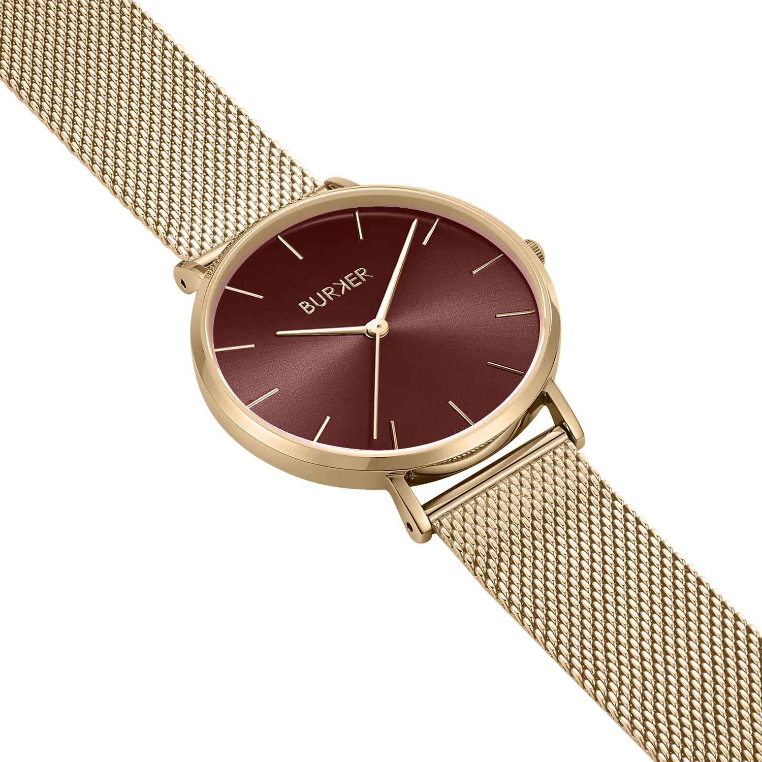 Ruby Gold Burgundy Mesh - Image 2