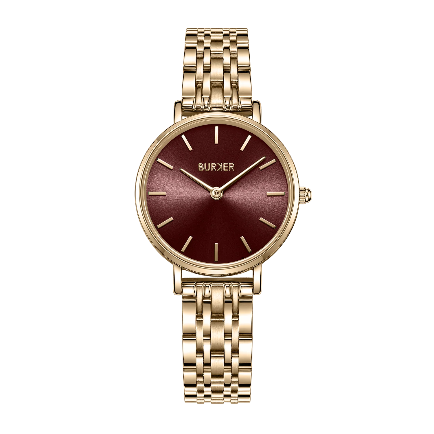 Ruby Petite Gold Burgundy