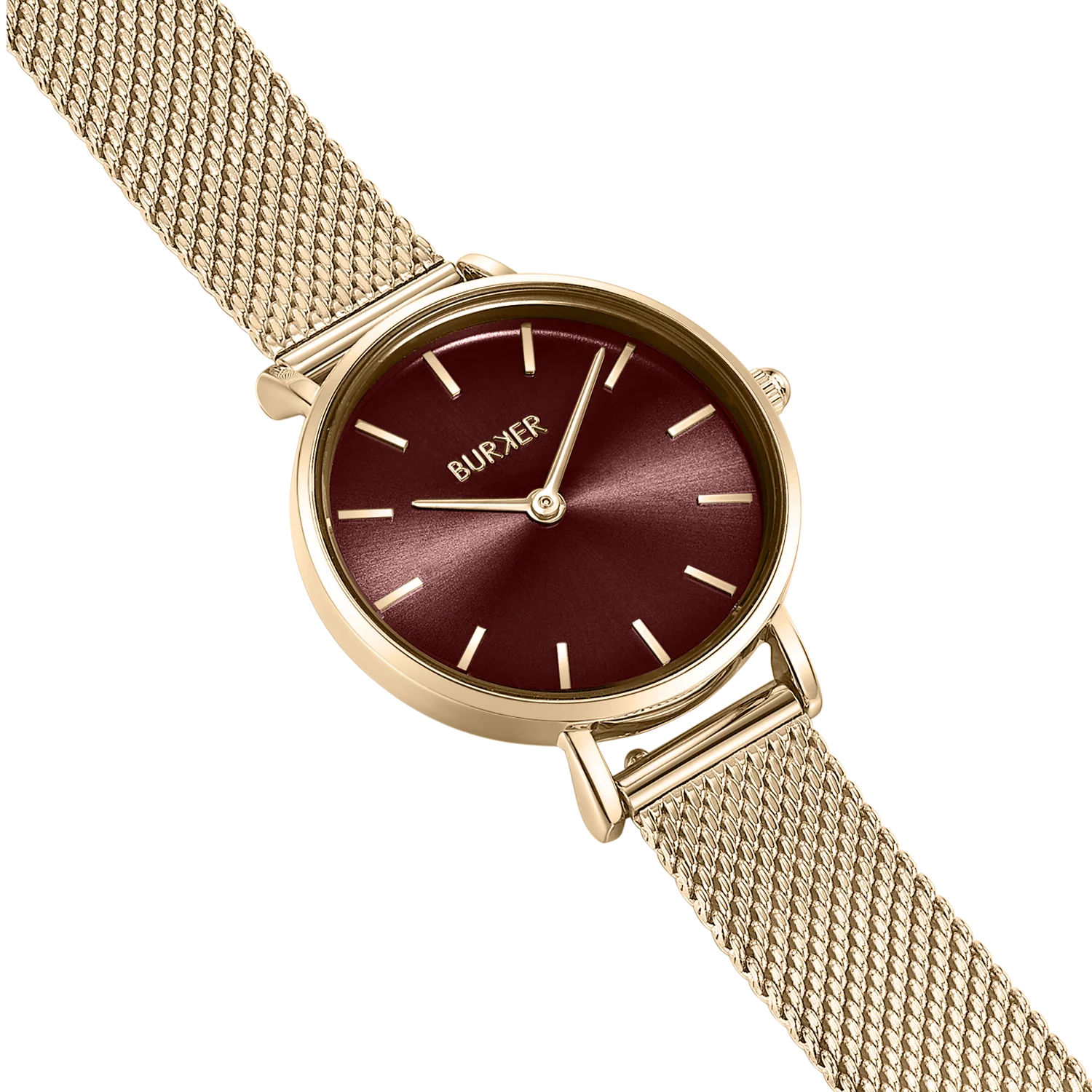 Ruby Petite Gold Burgundy Mesh - Image 2