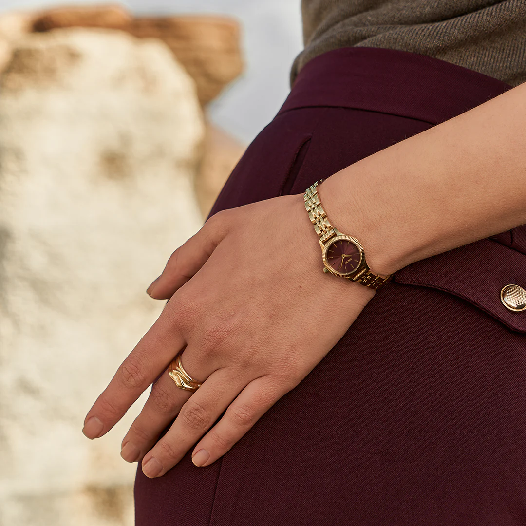Sophie Gold Burgundy - Image 6